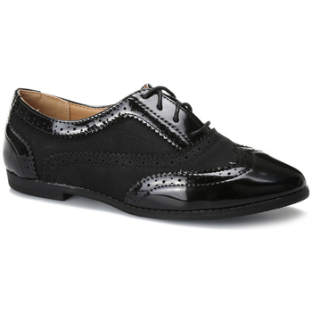 Cipők Női Oxford cipők La Modeuse 16292_P36754 Fekete 