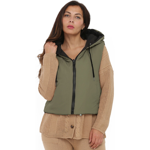 Ruhák Női Kabátok La Modeuse 18475_P52244 Zöld