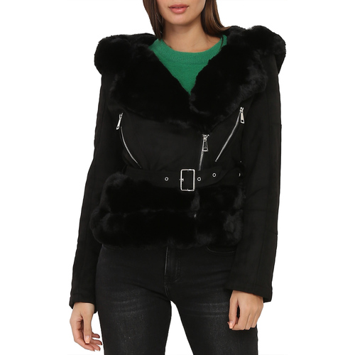 Ruhák Női Kabátok La Modeuse 18524_P52402 Fekete 