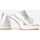 Cipők Női Lábujjközös papucsok La Modeuse 46162_P102462 Ezüst