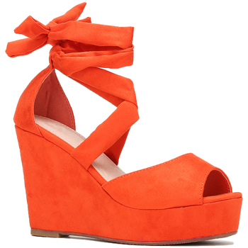 Cipők Női Szandálok / Saruk La Modeuse 58444_P134667 Narancssárga