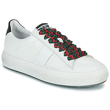 Cipők Női Rövid szárú edzőcipők Meline LI193 Fehér / Zöld / Piros