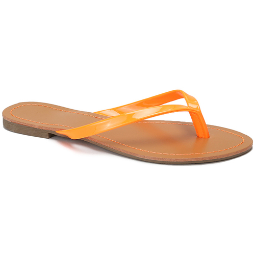 Cipők Női Lábujjközös papucsok La Modeuse 61315_P139794 Narancssárga