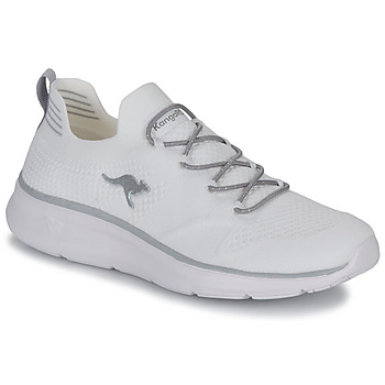 Cipők Női Rövid szárú edzőcipők Kangaroos KJ-Stunning Fehér / Szürke