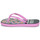 Cipők Lány Lábujjközös papucsok Roxy RG VIVA STAMP II Tengerész / Rózsaszín