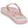 Cipők Lány Lábujjközös papucsok Roxy RG VIVA STAMP II Rózsaszín