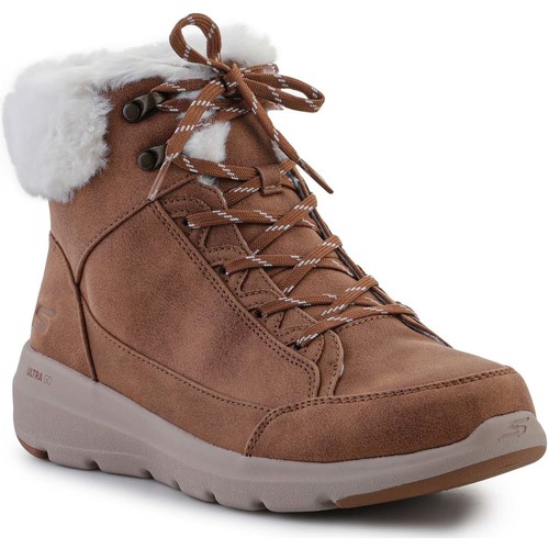 Cipők Női Csizmák Skechers Glacial Ultra Cozyly 144178-CSNT Barna
