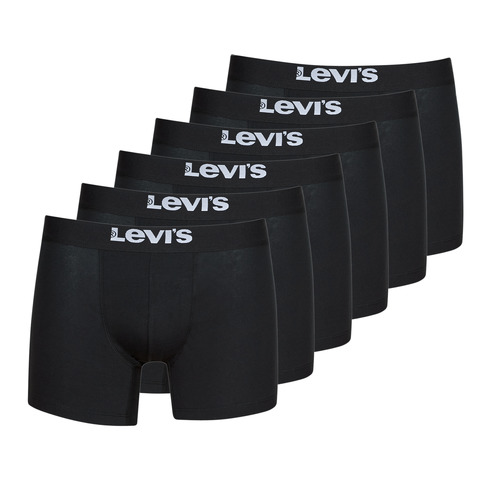 Fehérnemű Férfi Boxerek Levi's SOLID BASIC BRIEF PACK X6 Fekete 
