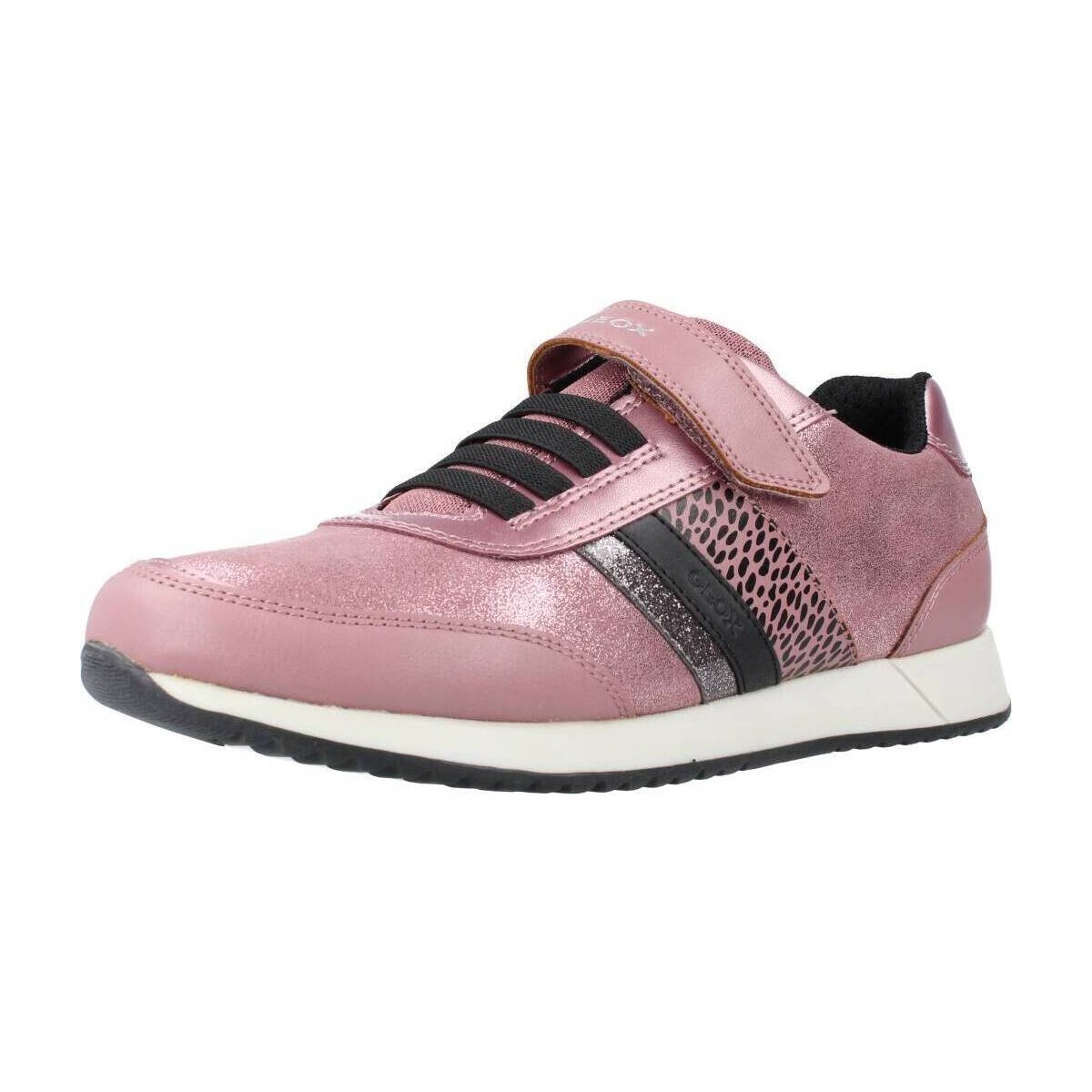 Cipők Lány Rövid szárú edzőcipők Geox J JENSEA GIRL A Rózsaszín