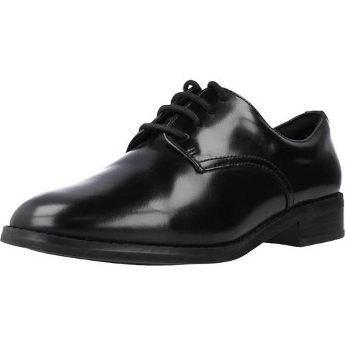 Cipők Női Oxford cipők & Bokacipők Clarks RIA DERBY Fekete 
