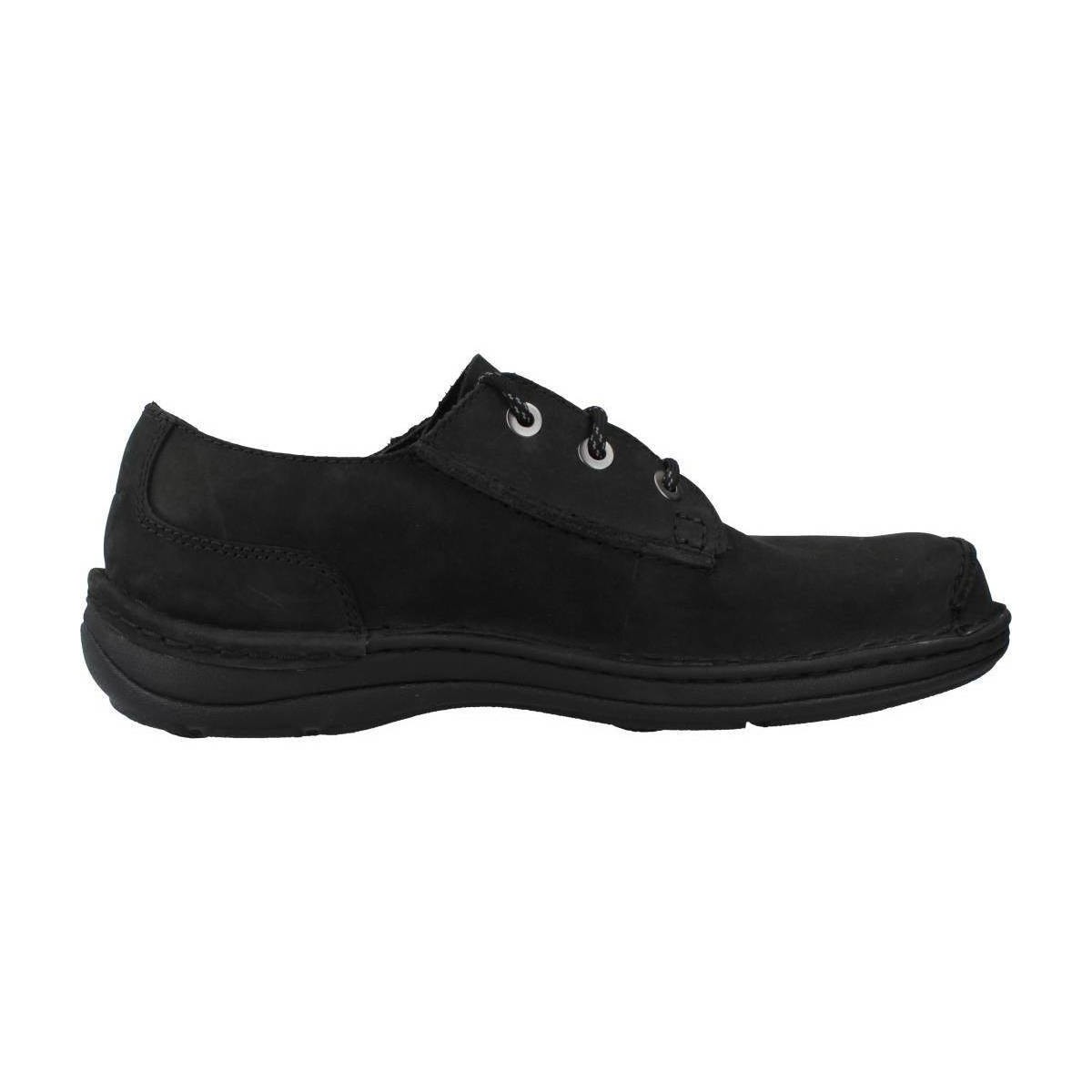 Cipők Férfi Oxford cipők & Bokacipők Clarks NATURE RAMBLE Fekete 