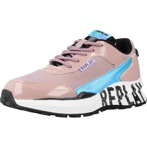 Cipők Lány Rövid szárú edzőcipők Replay ATHENA JR 4 Rózsaszín