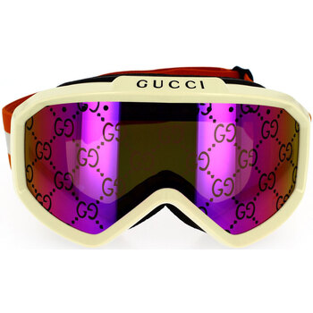 Órák & Ékszerek Napszemüvegek Gucci Occhiali da Sole  Maschera da Sci e Snowboard GG1210S 002 Narancssárga