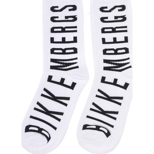 Fehérnemű Férfi High socks Bikkembergs BK013-WHITE Fehér