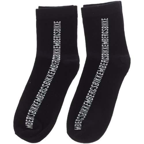 Fehérnemű Férfi High socks Bikkembergs BK064-BLACK Fekete 