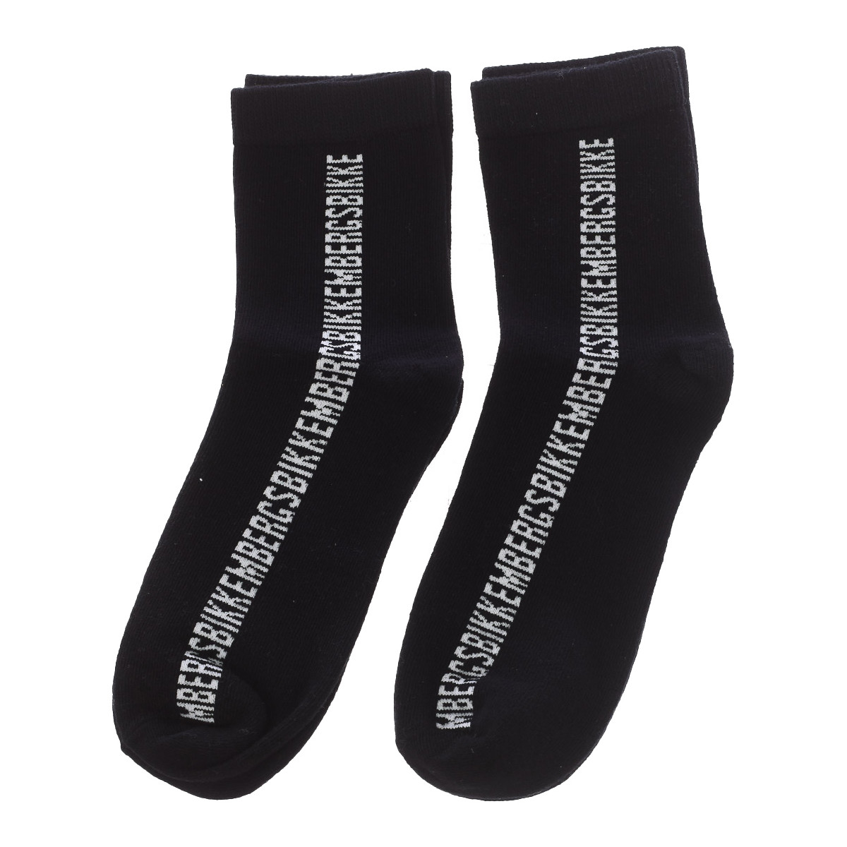 Fehérnemű Férfi High socks Bikkembergs BK064-BLACK Fekete 