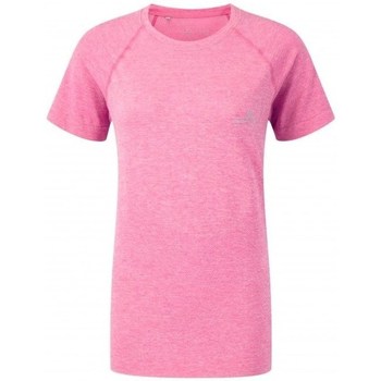 Ruhák Női Rövid ujjú pólók Ronhill Aspiration Cool Knit SS Tee Rózsaszín