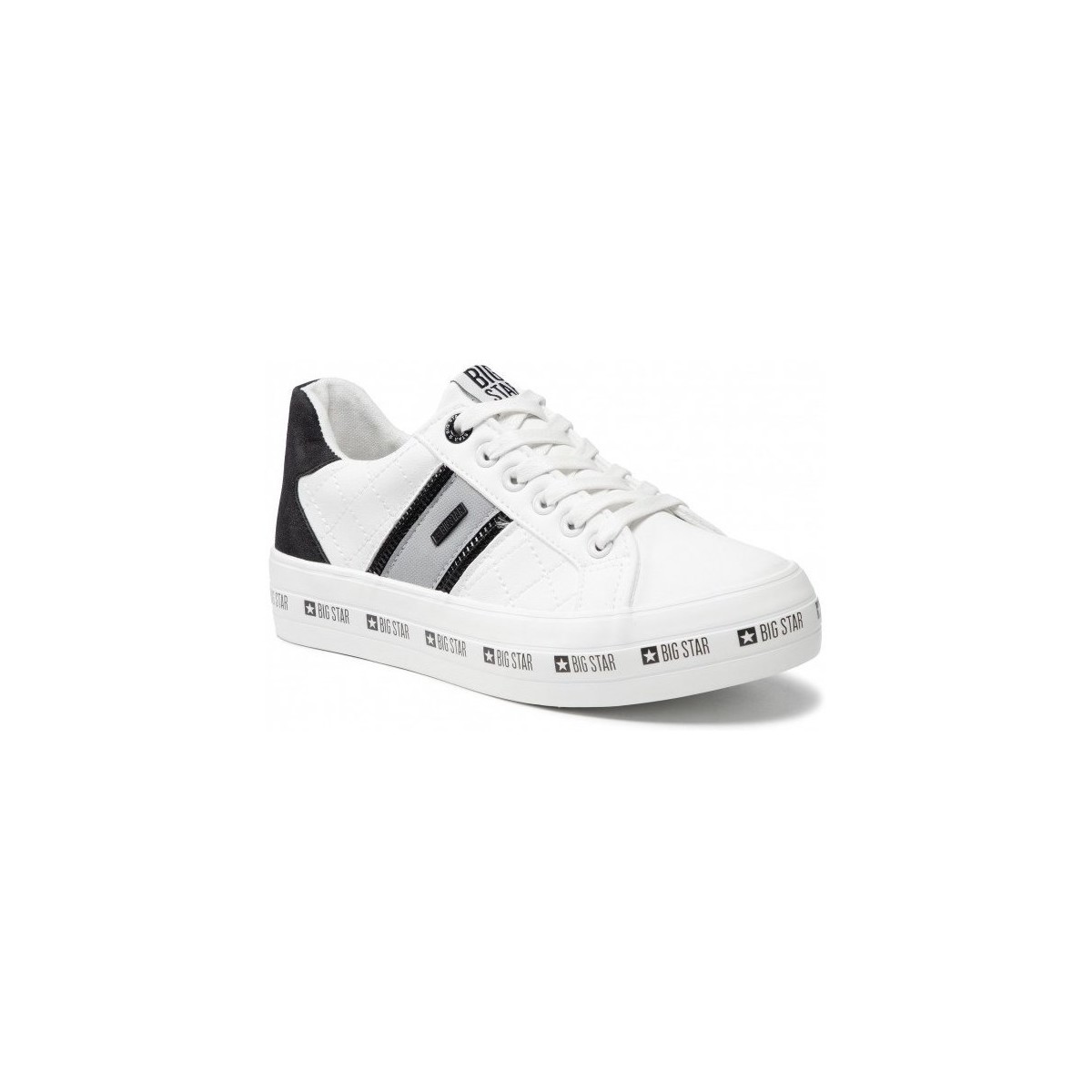 Cipők Női Rövid szárú edzőcipők Big Star II274071 Fehér