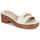 Cipők Női Papucsok Lauren Ralph Lauren ROXANNE-SANDALS-FLAT SANDAL Fehér