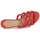 Cipők Női Papucsok Lauren Ralph Lauren LILIANA-SANDALS-HEEL SANDAL Piros
