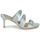 Cipők Női Papucsok Lauren Ralph Lauren LORRAINE-SANDALS-HEEL SANDAL Ezüst