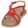 Cipők Női Papucsok Les Petites Bombes FIDJI Piros