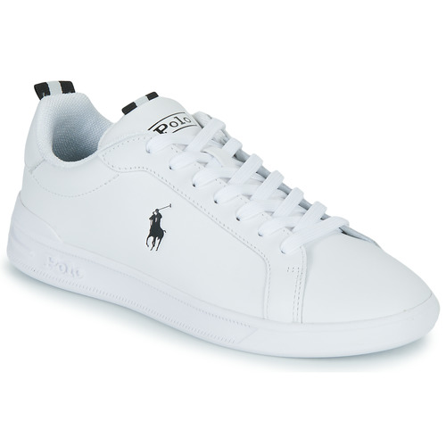 Cipők Rövid szárú edzőcipők Polo Ralph Lauren HRT CT II-SNEAKERS-LOW TOP LACE Fehér / Fekete 