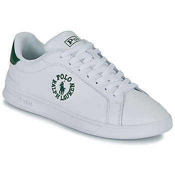 Cipők Rövid szárú edzőcipők Polo Ralph Lauren HRT CRT CL-SNEAKERS-HIGH TOP LACE Fehér / Zöld