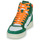 Cipők Magas szárú edzőcipők Polo Ralph Lauren POLO CRT HGH-SNEAKERS-HIGH TOP LACE Zöld / Fehér / Narancssárga