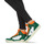 Cipők Magas szárú edzőcipők Polo Ralph Lauren POLO CRT HGH-SNEAKERS-HIGH TOP LACE Zöld / Fehér / Narancssárga