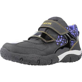 Cipők Lány Oxford cipők & Bokacipők Geox J BALTIC GIRL B WPF Fekete 
