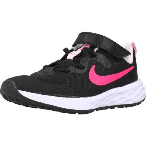 Cipők Lány Rövid szárú edzőcipők Nike REVOLUTION 6 Fekete 