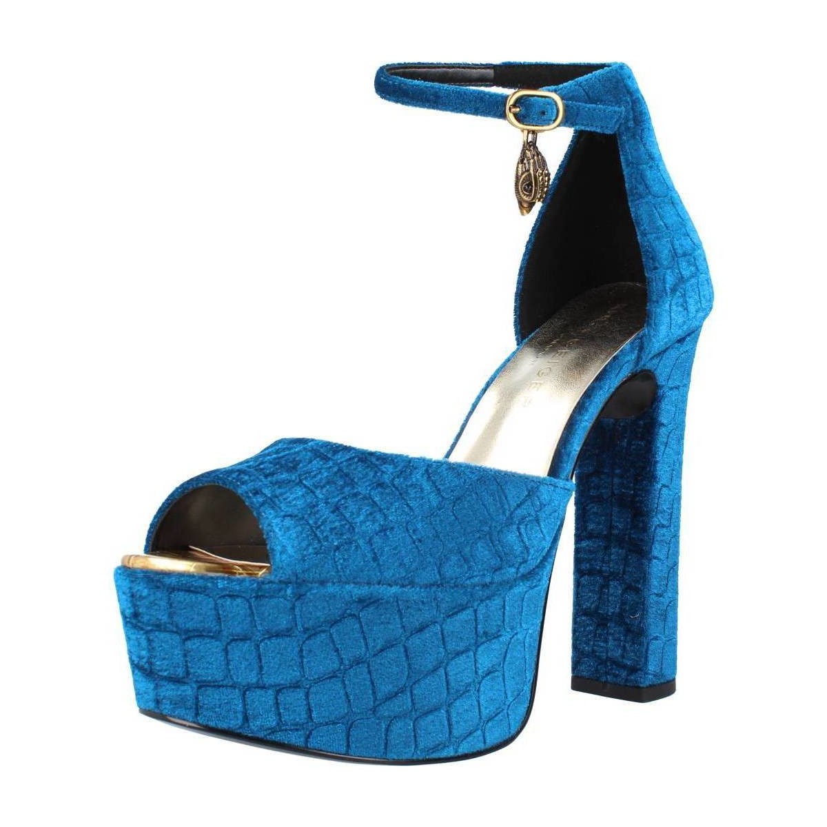 Cipők Női Szandálok / Saruk Kurt Geiger London SHOREDITCH HIGH PLATFOR Kék