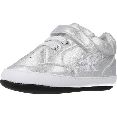 Cipők Fiú Rövid szárú edzőcipők Calvin Klein Jeans V0A480228 Ezüst