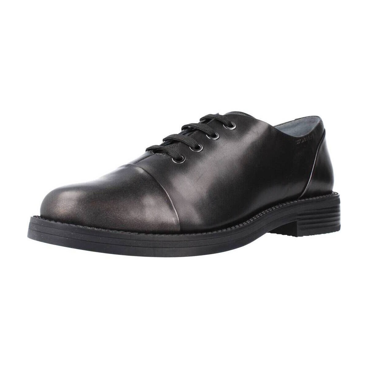 Cipők Női Oxford cipők & Bokacipők Stonefly CADDY 2 Fekete 