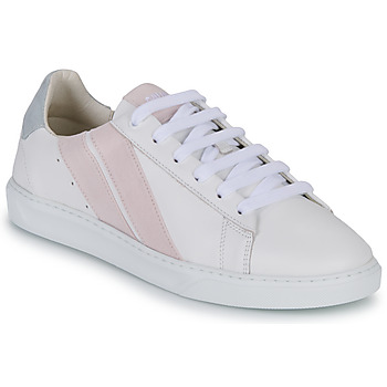 Cipők Női Rövid szárú edzőcipők Caval SLASH Fehér / Rózsaszín / Kék