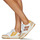Cipők Női Rövid szárú edzőcipők Caval SPORT SLASH Fehér / Narancssárga / Kék