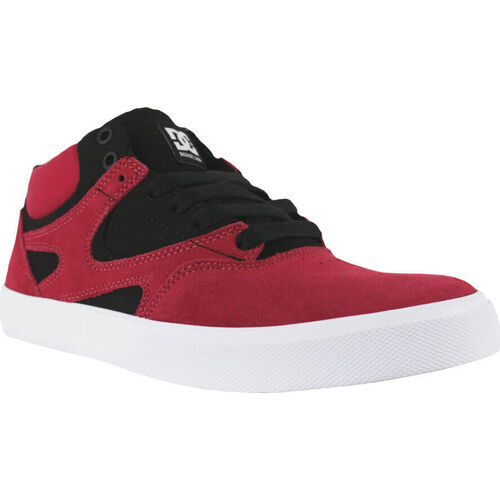 Cipők Férfi Divat edzőcipők DC Shoes Kalis vulc mid ADYS300622 ATHLETIC RED/BLACK (ATR) Piros