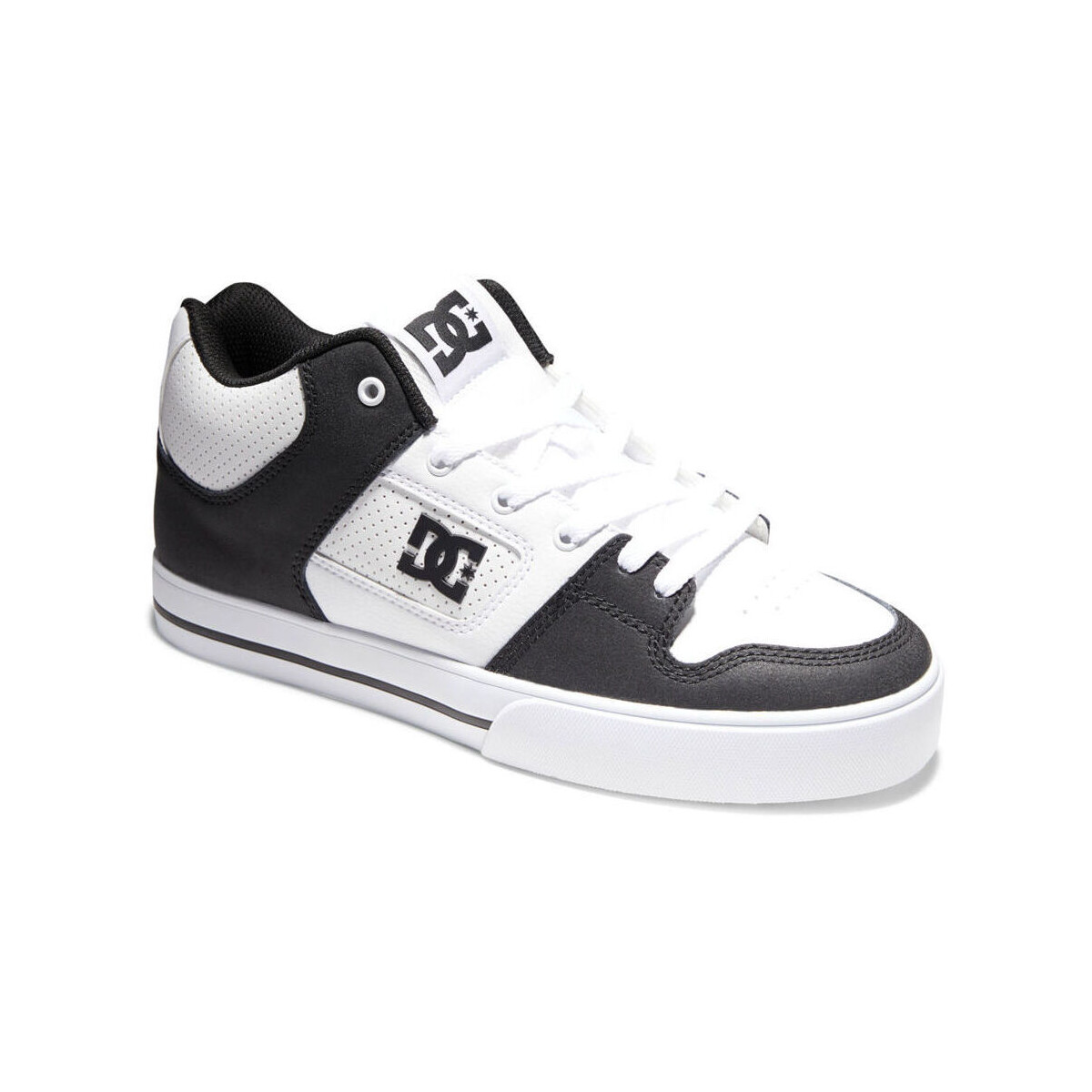 Cipők Férfi Divat edzőcipők DC Shoes Pure mid ADYS400082 WHITE/BLACK/WHITE (WBI) Fehér