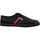 Cipők Divat edzőcipők Kawasaki Retro Canvas Shoe K192496-ES 1001S Black Solid Fekete 