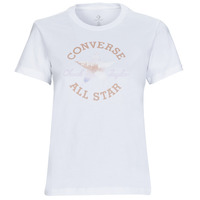 Ruhák Női Rövid ujjú pólók Converse FLORAL CHUCK TAYLOR ALL STAR PATCH Fehér