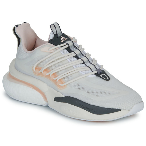 Cipők Női Rövid szárú edzőcipők Adidas Sportswear AlphaBoost V1 Fehér / Bézs