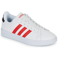 Cipők Férfi Rövid szárú edzőcipők Adidas Sportswear GRAND COURT 2.0 Fehér / Piros / Fekete 