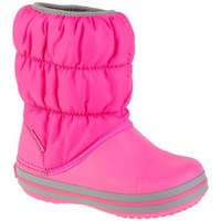 Cipők Gyerek Hótaposók Crocs Winter Puff Boot JR Rózsaszín
