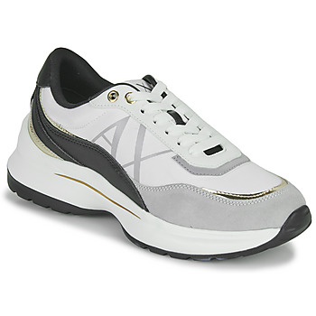 Cipők Női Rövid szárú edzőcipők Armani Exchange XV577-XDX100 Fehér / Szürke / Fekete 