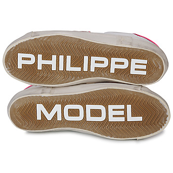 Philippe Model PRSX LOW WOMAN Fehér / Rózsaszín