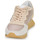 Cipők Női Rövid szárú edzőcipők Philippe Model TRPX LOW WOMAN Bézs / Arany