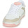 Cipők Női Rövid szárú edzőcipők Philippe Model LYON LOW WOMAN Fehér / Rózsaszín / Citromsárga / Fluoreszkáló