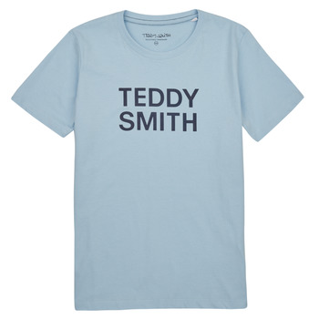 Ruhák Fiú Rövid ujjú pólók Teddy Smith TICLASS 3 MC JR Kék / Tiszta
