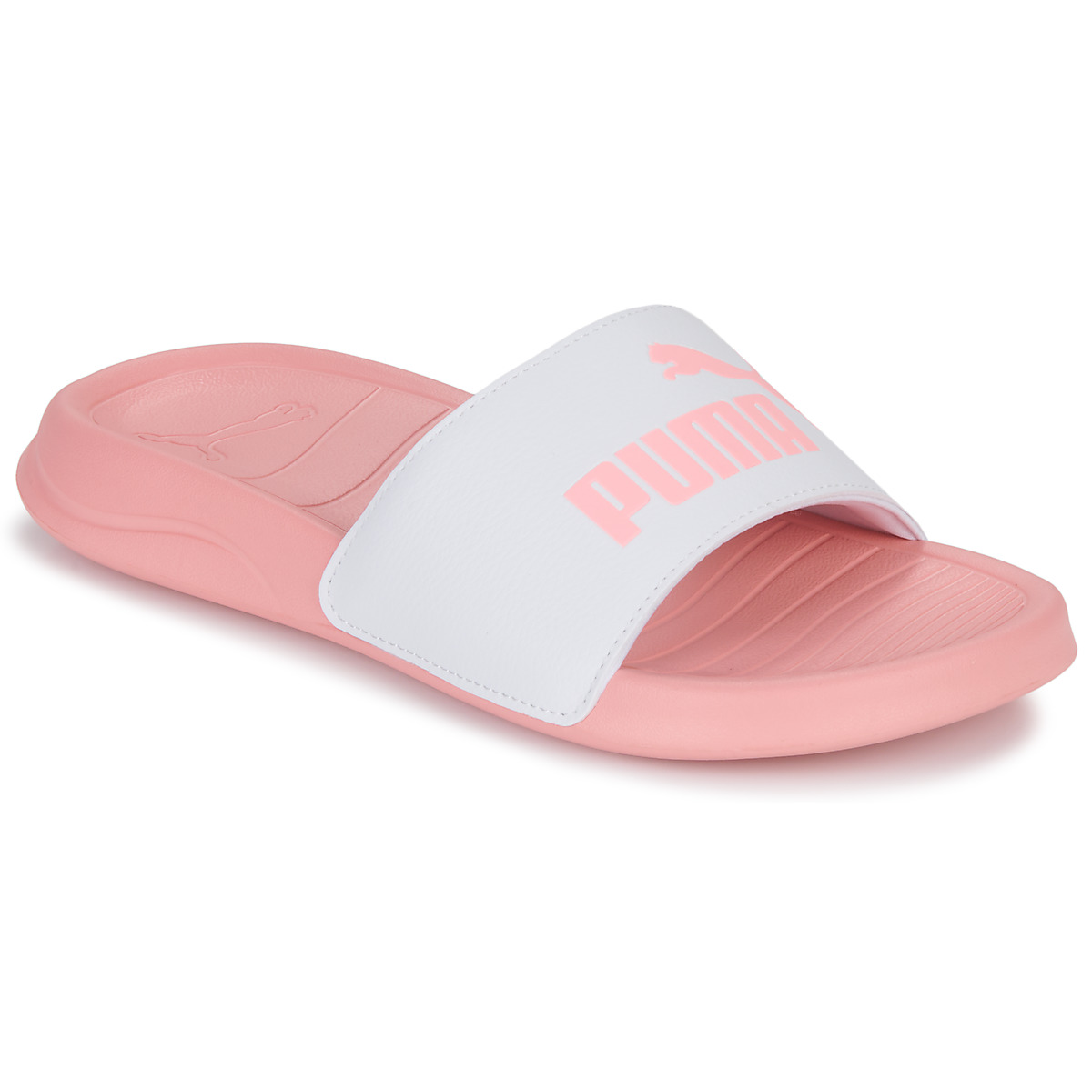 Cipők Női strandpapucsok Puma POPCAT Fehér / Rózsaszín